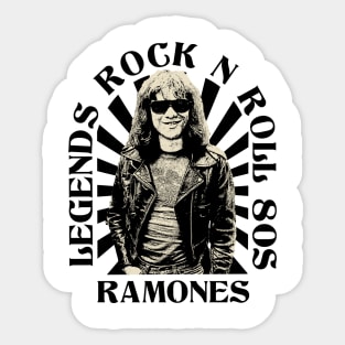 Ramones Classic Style 80s Sticker